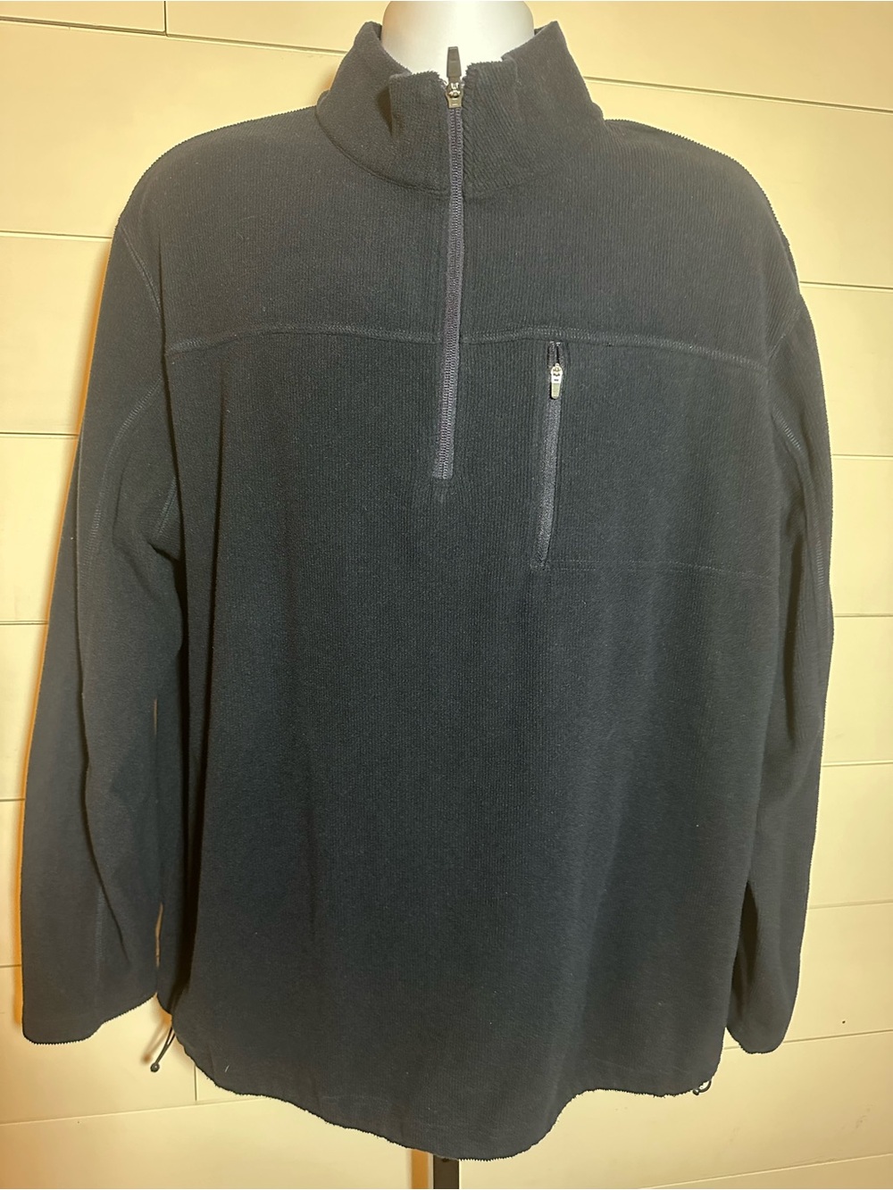 Men's Half-Zip Fleece Pullover - Navy